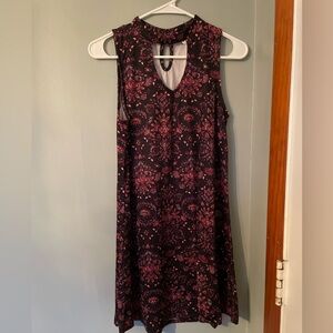 Mini patterned dress